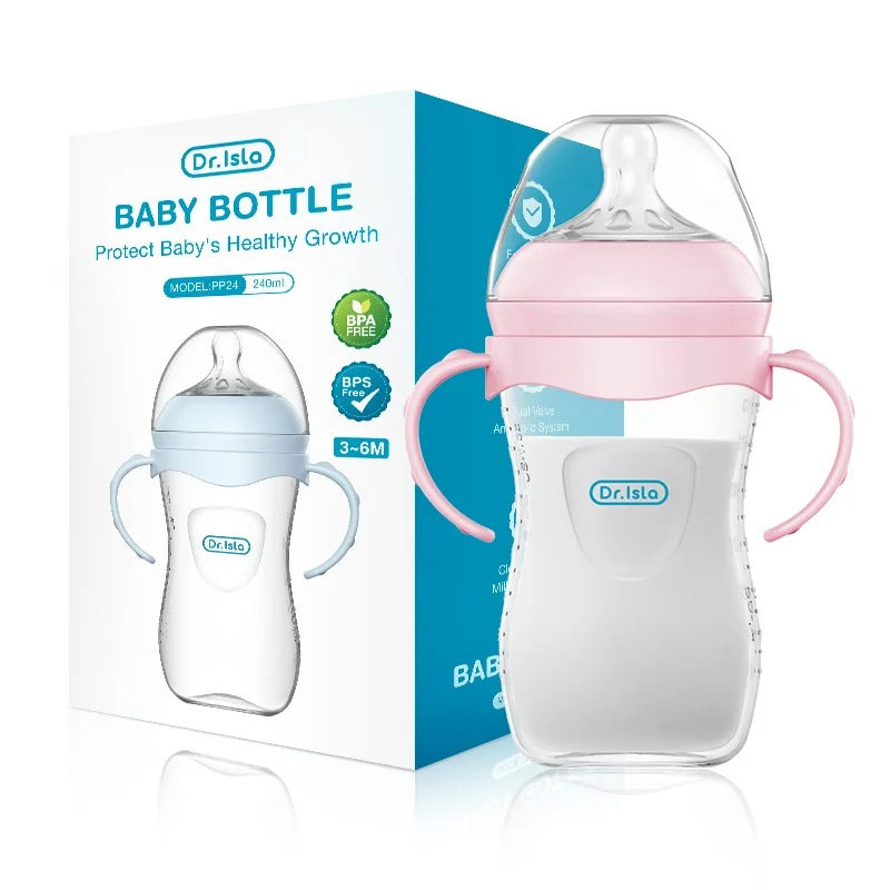 BPA Free Baby Bottle w/Handles