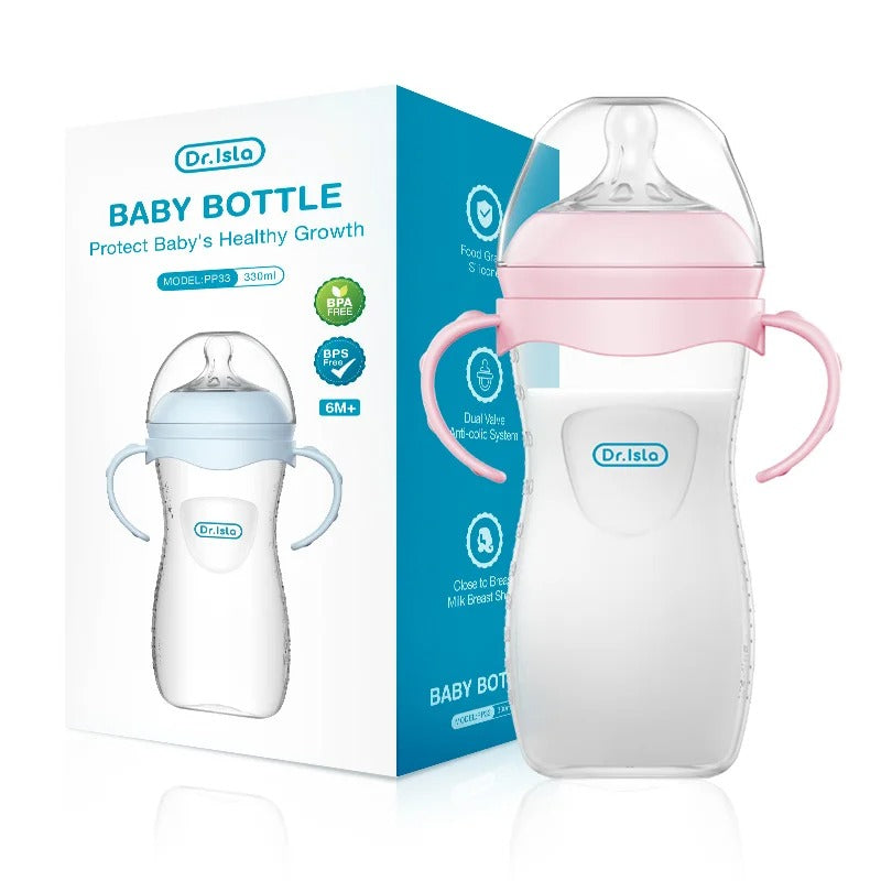 BPA Free Baby Bottle w/Handles