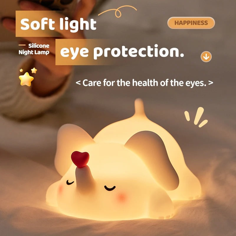 Silicone Animal Night Light
