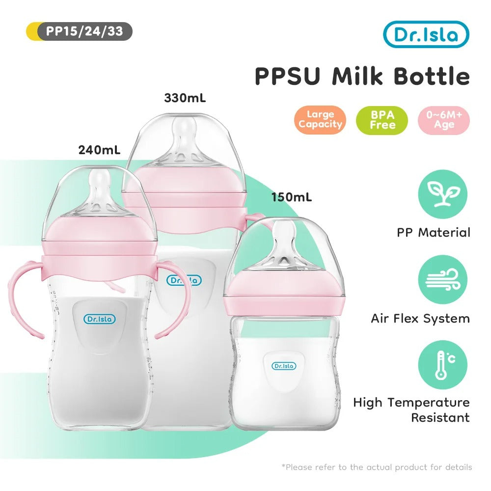 BPA Free Baby Bottle w/Handles