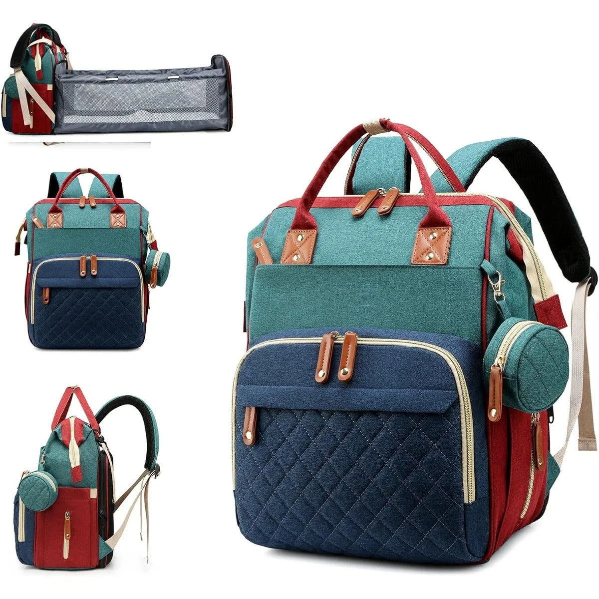 3 in 1 Diaper Bag Changing Station