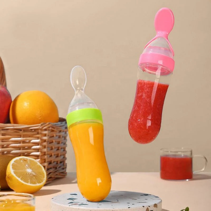 Baby Training Squeezy Feeding Bottle
