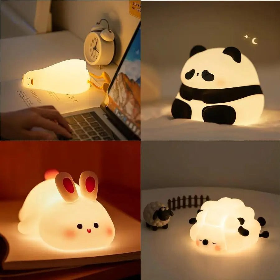 Silicone Animal Night Light