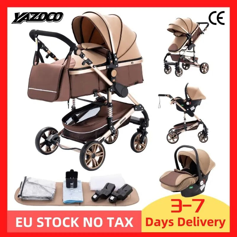 Luxurious 3 in 1 Baby Carriage