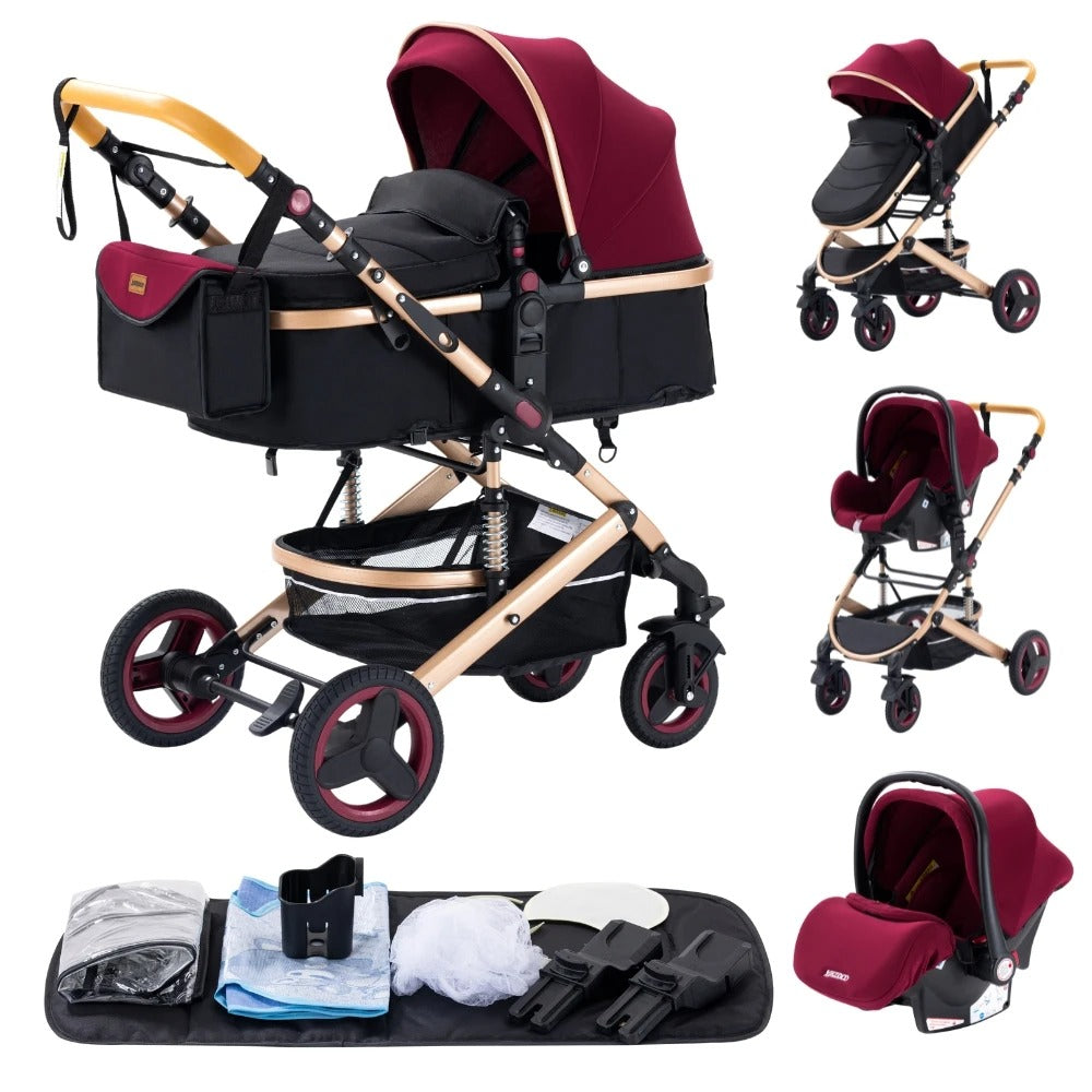 Luxurious 3 in 1 Baby Carriage