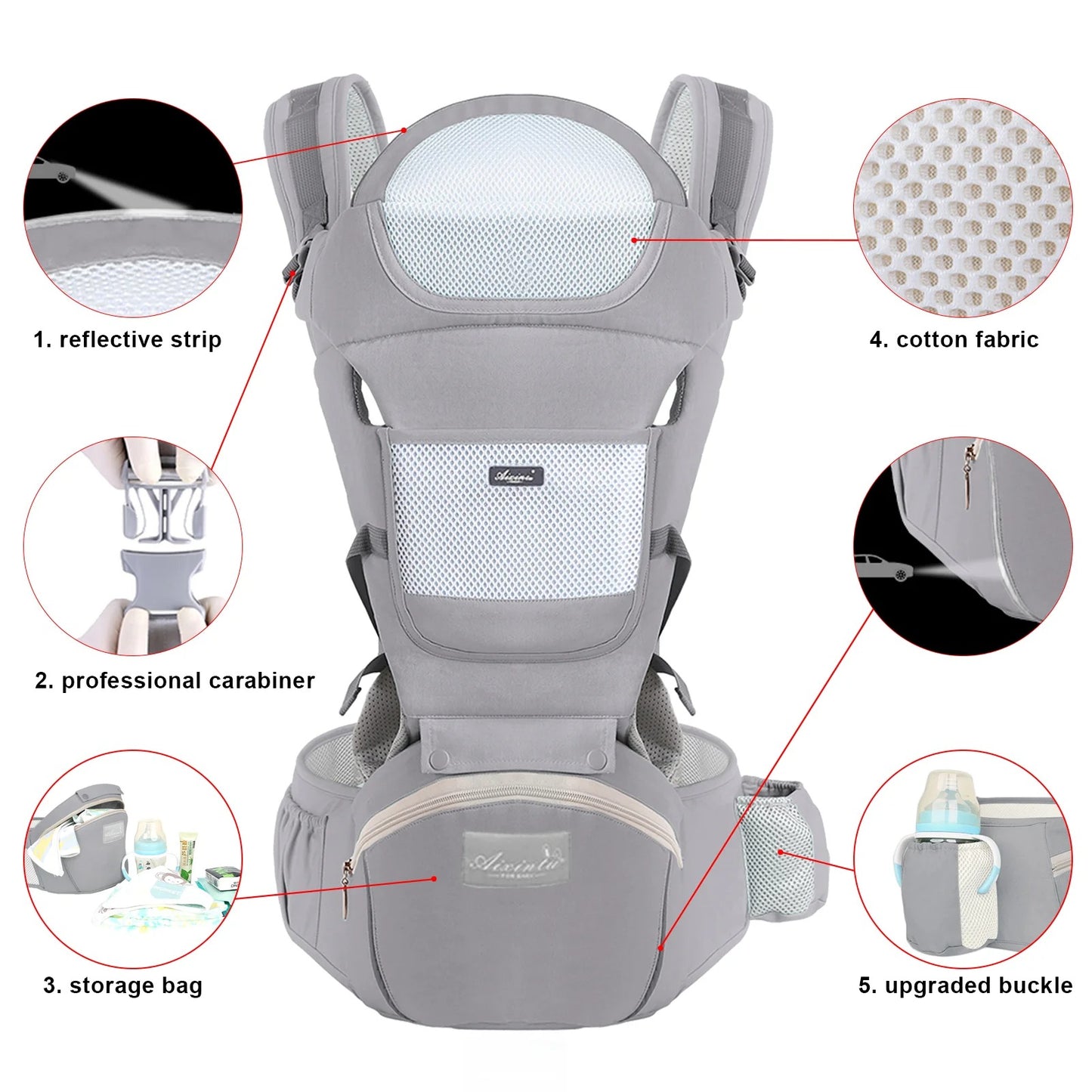 Front-Facing Infant Backpack Carrier