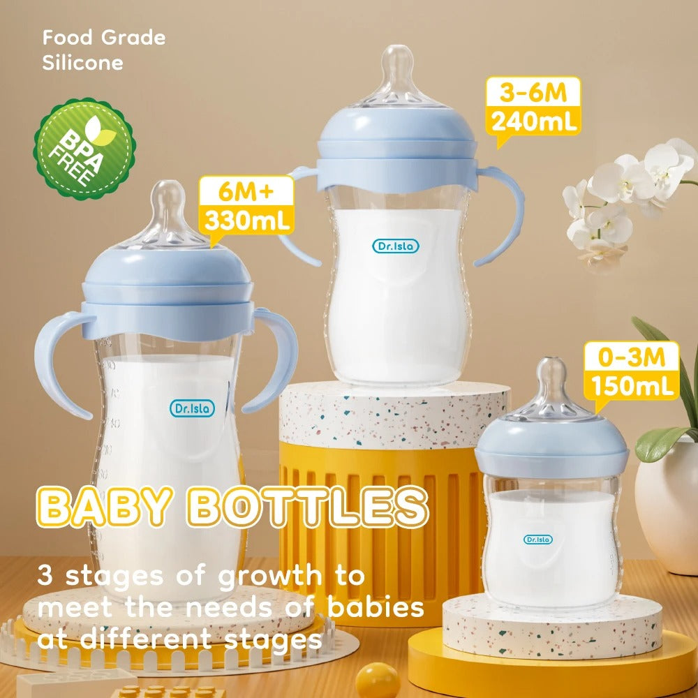 BPA Free Baby Bottle w/Handles