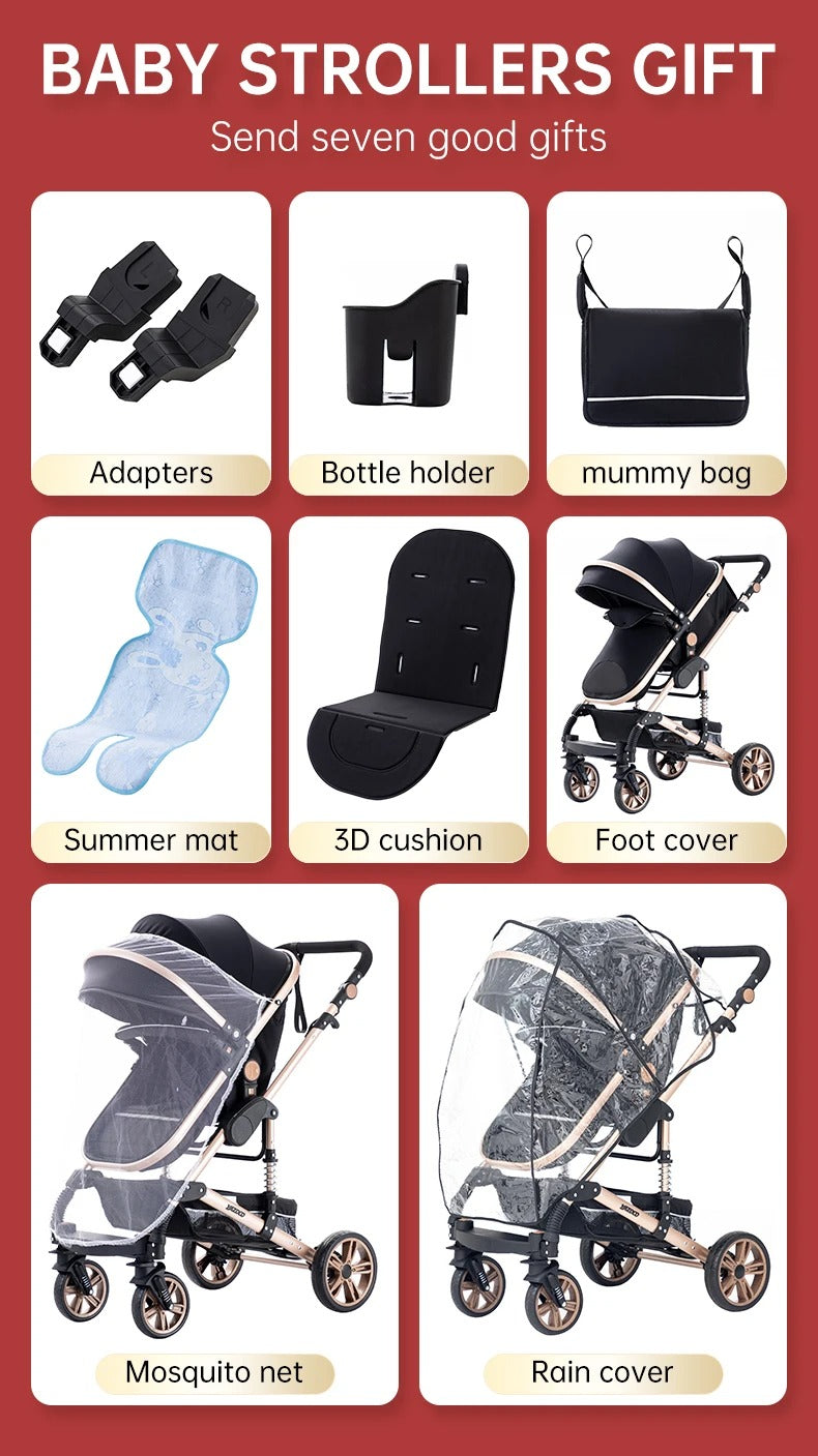 Luxurious 3 in 1 Baby Carriage