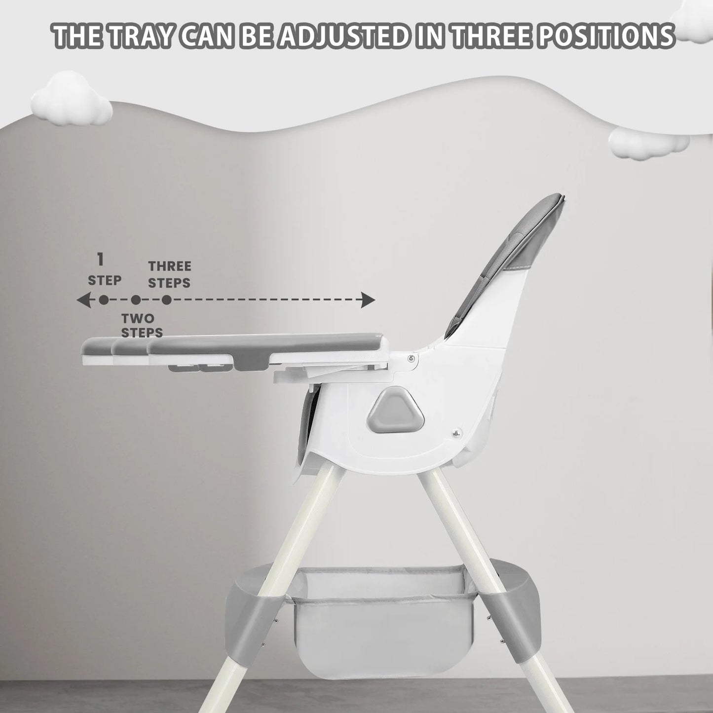 Foldable Anti-Slip Highchair