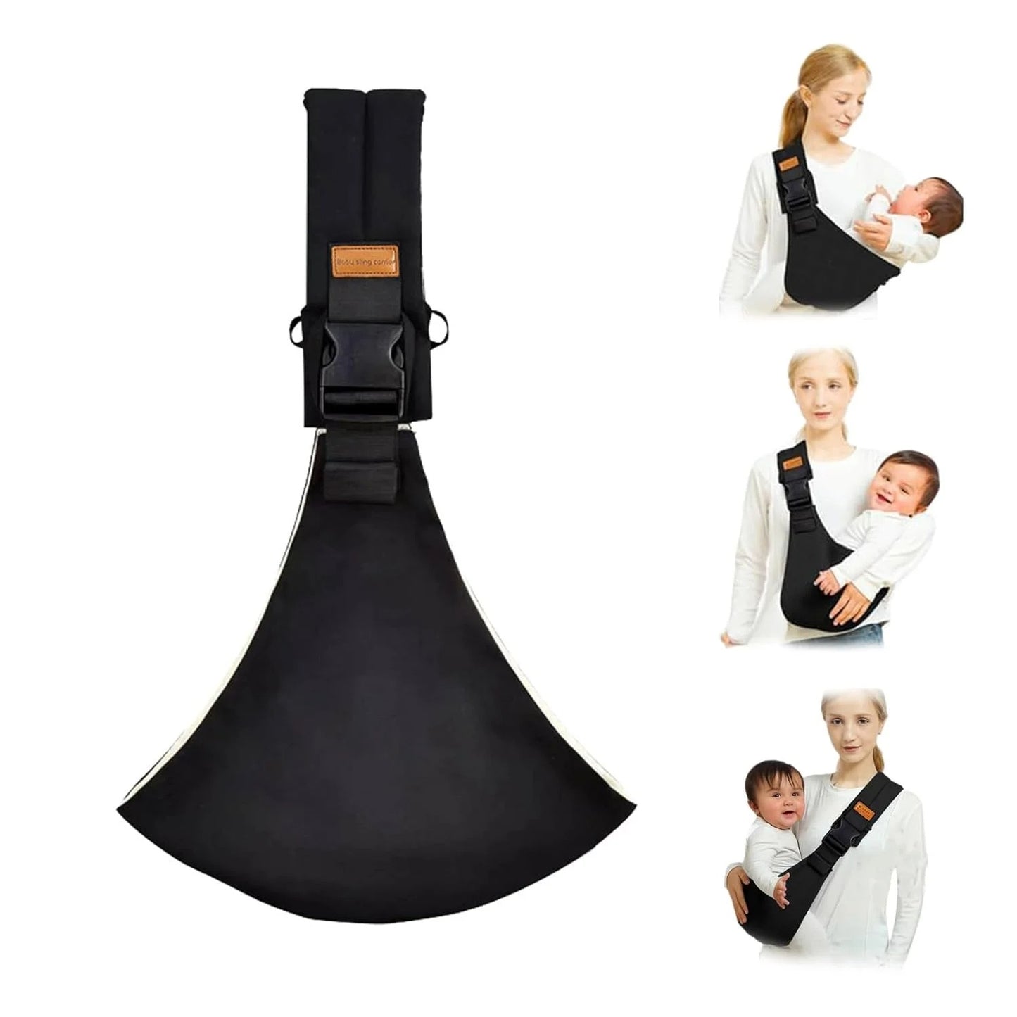Soft Single Sling Baby Carrier w/ Waist Stool