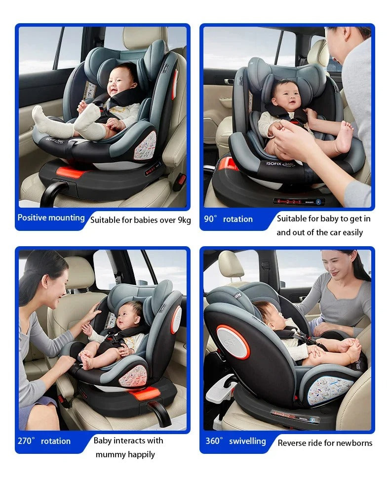 360 Rotating Adjustable Car Seat