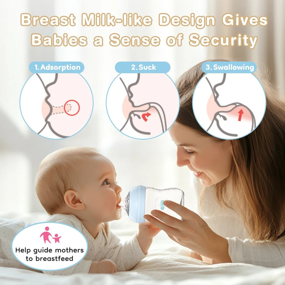 BPA Free Baby Bottle w/Handles