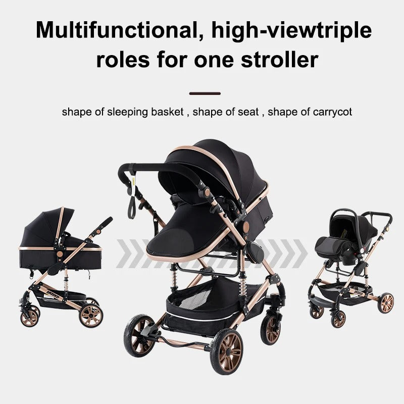 Luxurious 3 in 1 Baby Carriage