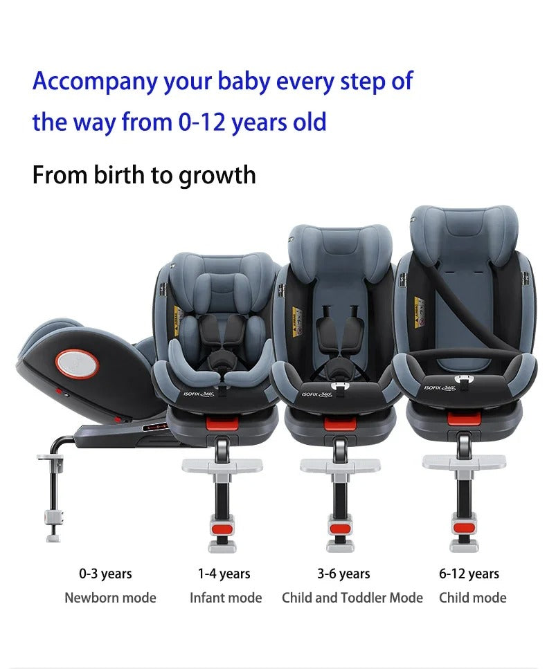 360 Rotating Adjustable Car Seat
