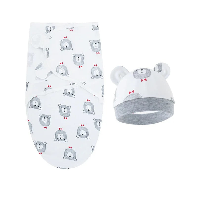 Cartoon Print Cotton Swaddle