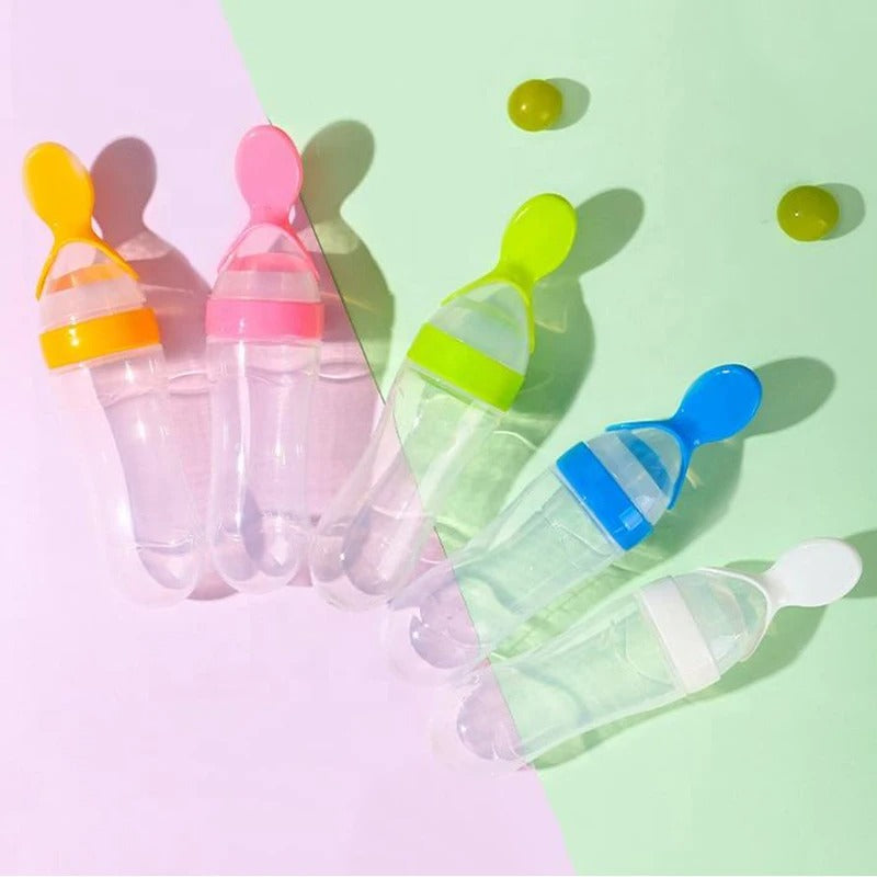 Baby Training Squeezy Feeding Bottle