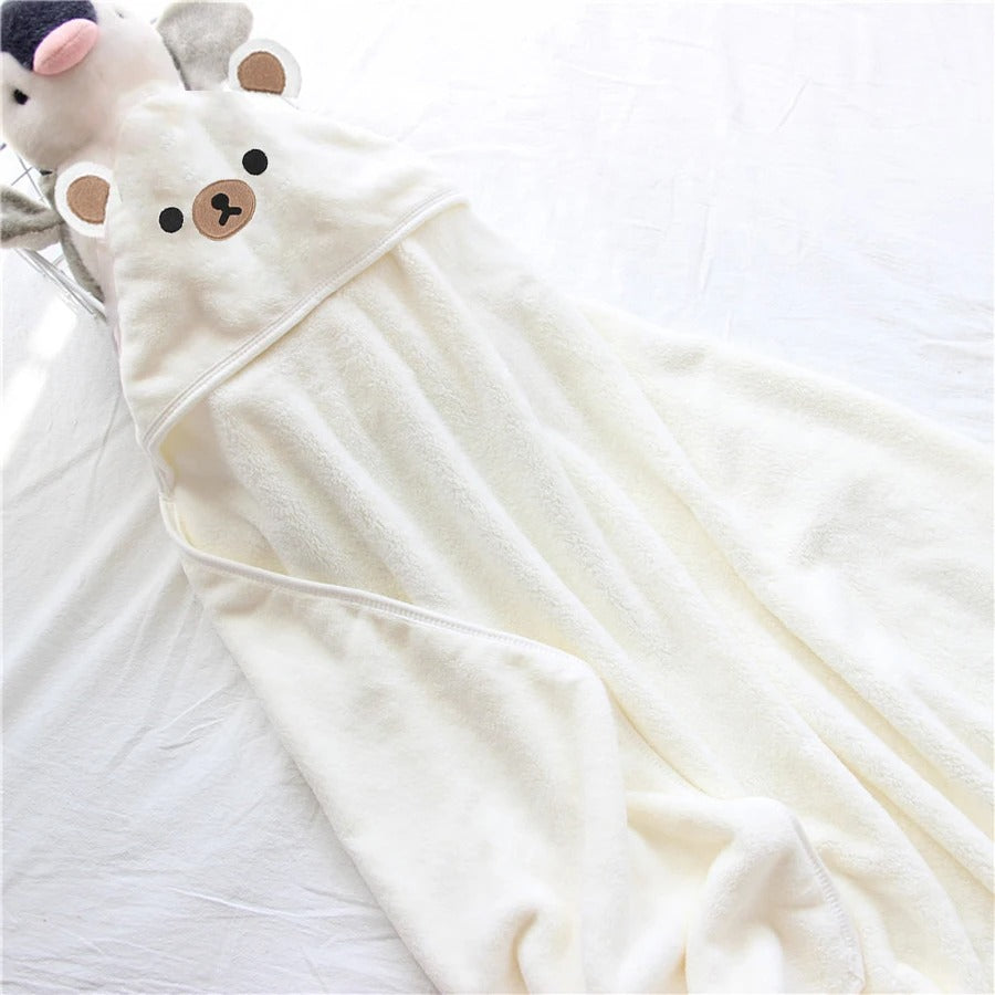 Infant Bath Towel Swaddle