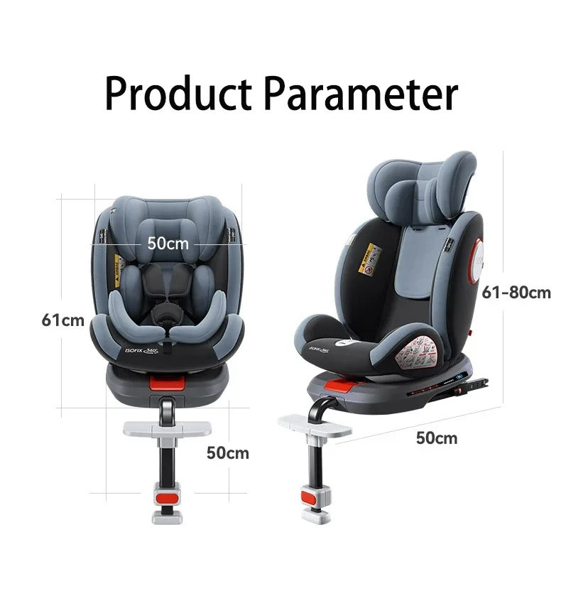 360 Rotating Adjustable Car Seat