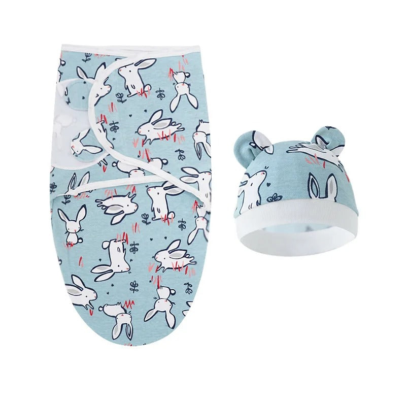 Cartoon Print Cotton Swaddle