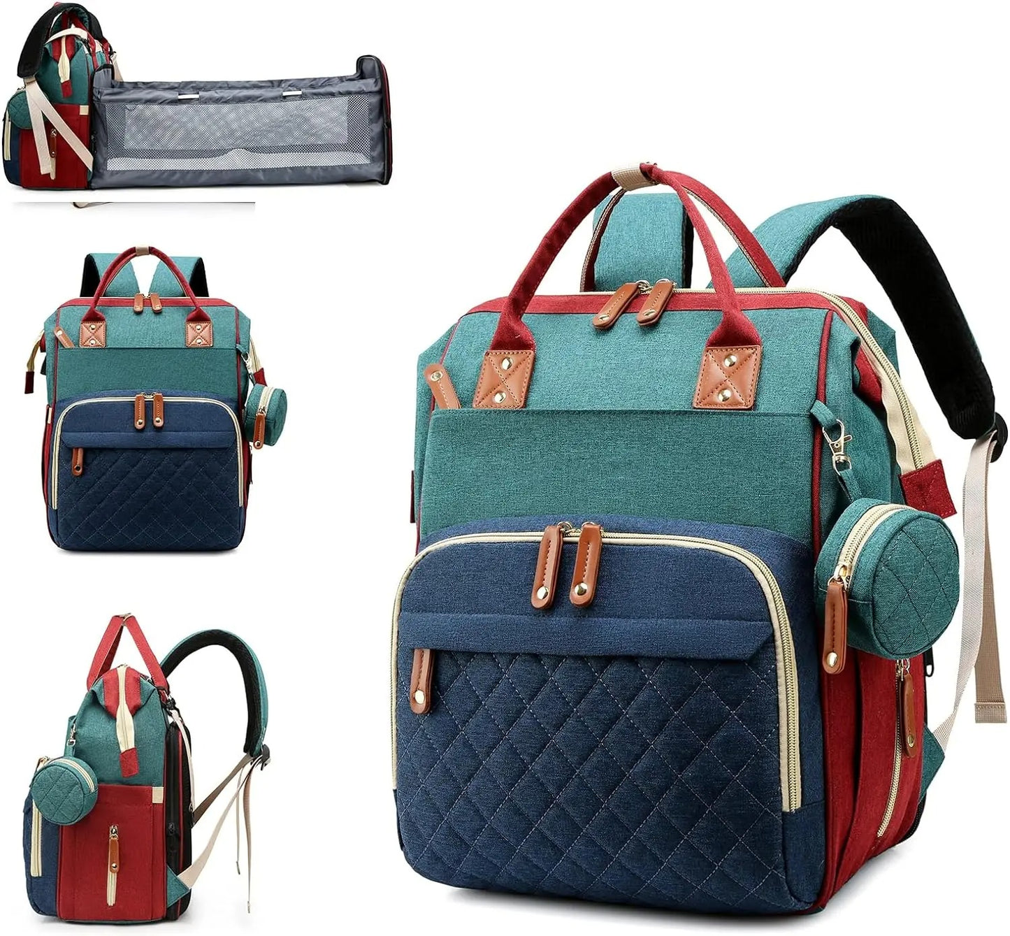 3 in 1 Diaper Bag Changing Station