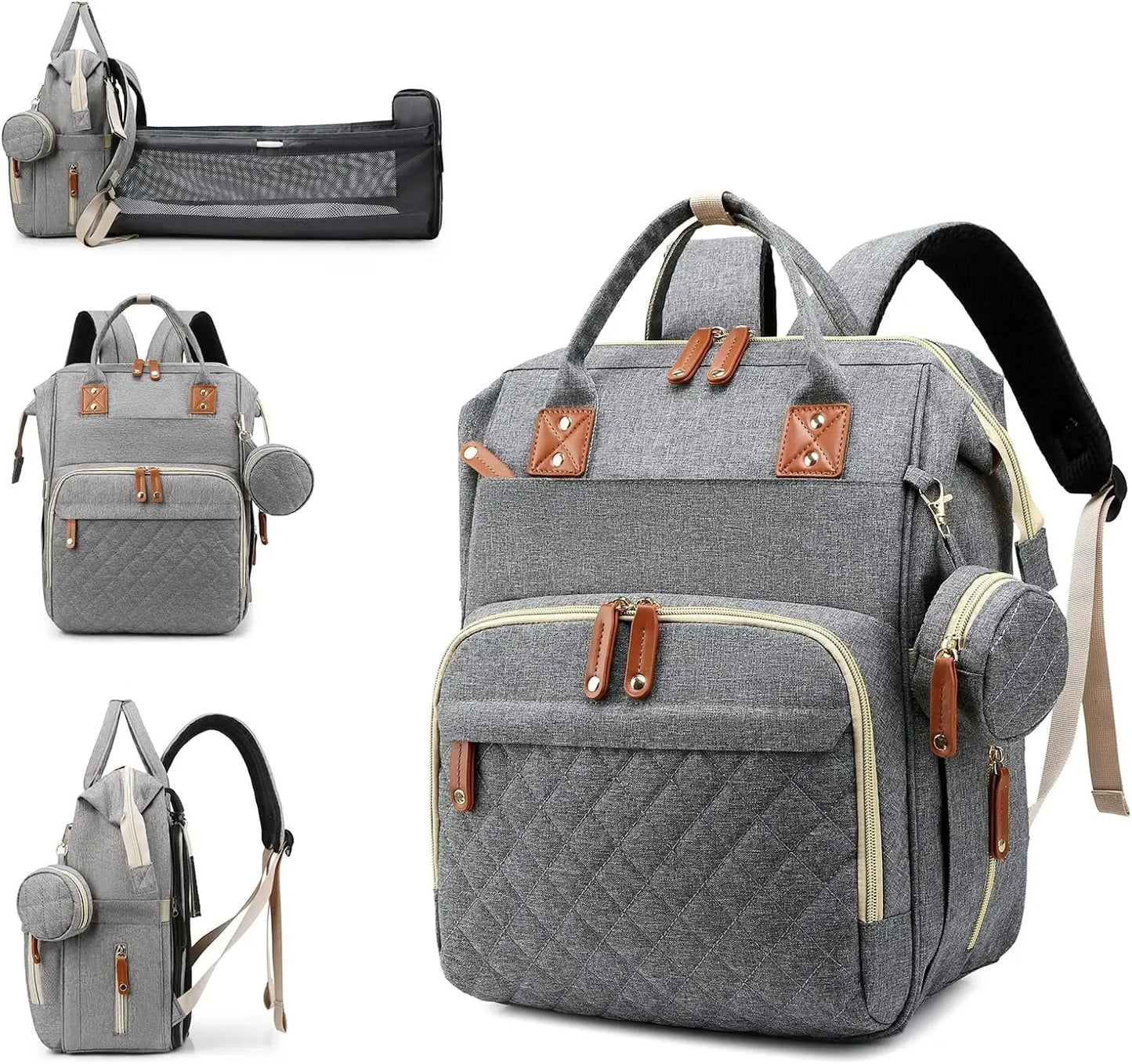 3 in 1 Diaper Bag Changing Station