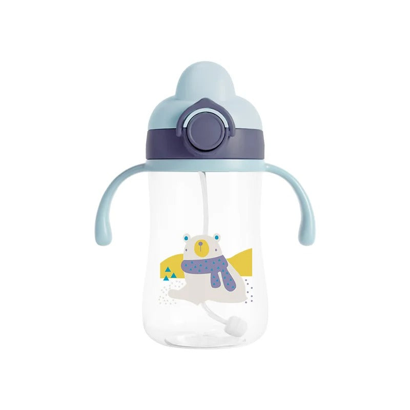 Baby Training Feeding Cup w/ Straw