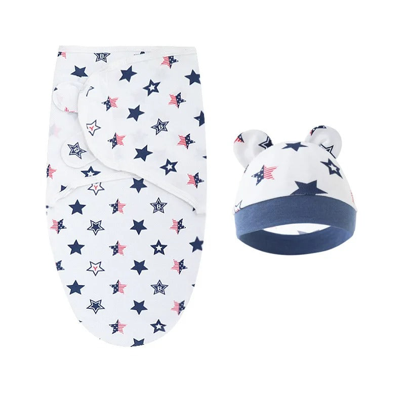 Cartoon Print Cotton Swaddle