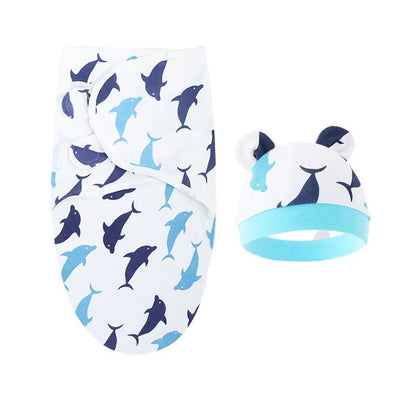Cartoon Print Cotton Swaddle