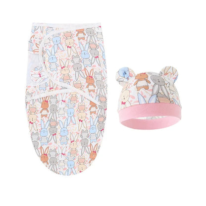 Cartoon Print Cotton Swaddle