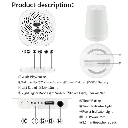 Multi-Colour White Noise Machine