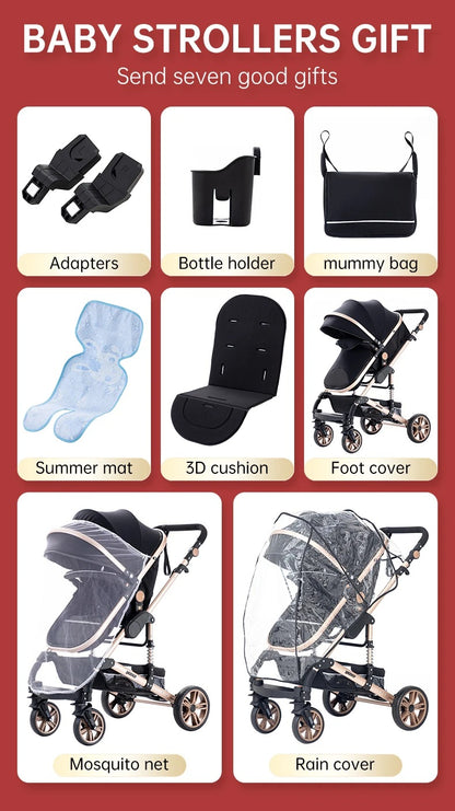 Luxurious 3 in 1 Baby Carriage