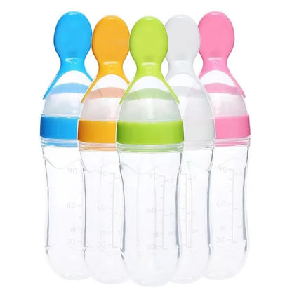 Baby Training Squeezy Feeding Bottle