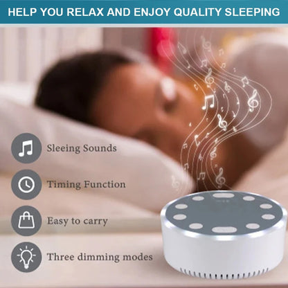 White Noise Machine Portable Baby Sleep Machine