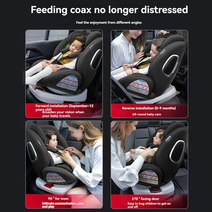 Reclining 360 Safety Seat w/ Sun Shade