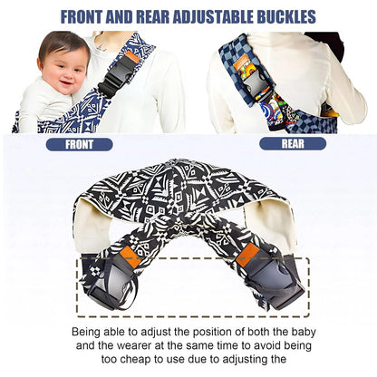 Soft Single Sling Baby Carrier w/ Waist Stool