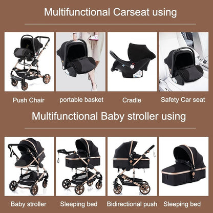 Luxurious 3 in 1 Baby Carriage