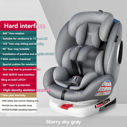 Reclining 360 Safety Seat w/ Sun Shade