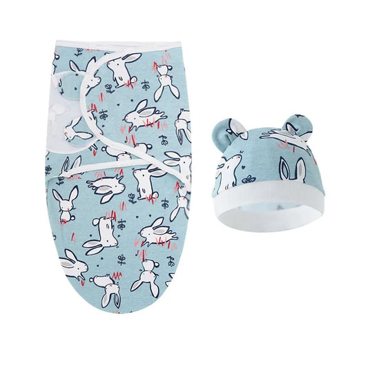 Cartoon Print Cotton Swaddle